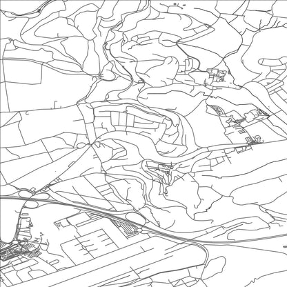 ROAD MAP OF RAMELDANGE, LUXEMBOURG BY MAPBAKES