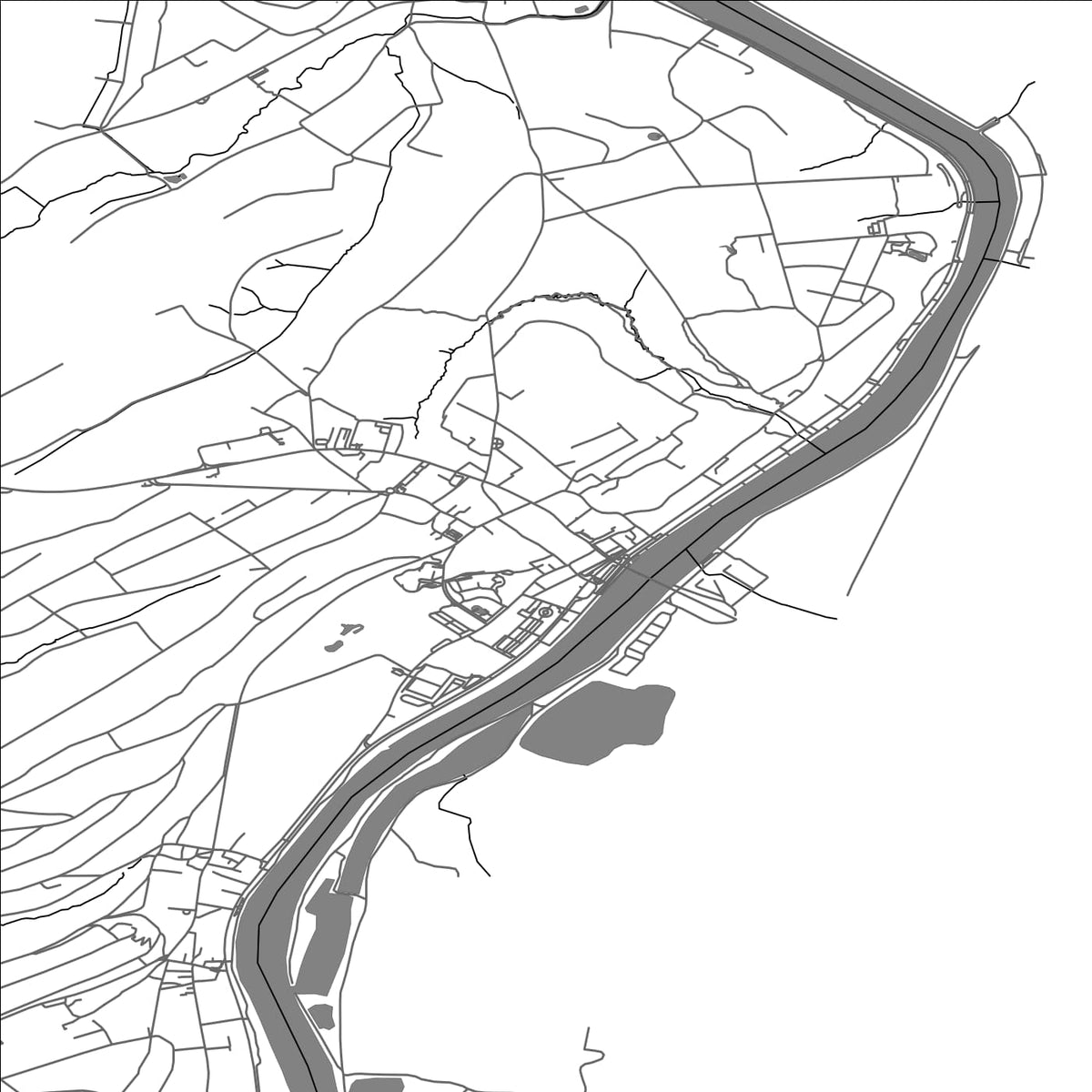 ROAD MAP OF REMICH, LUXEMBOURG BY MAPBAKES