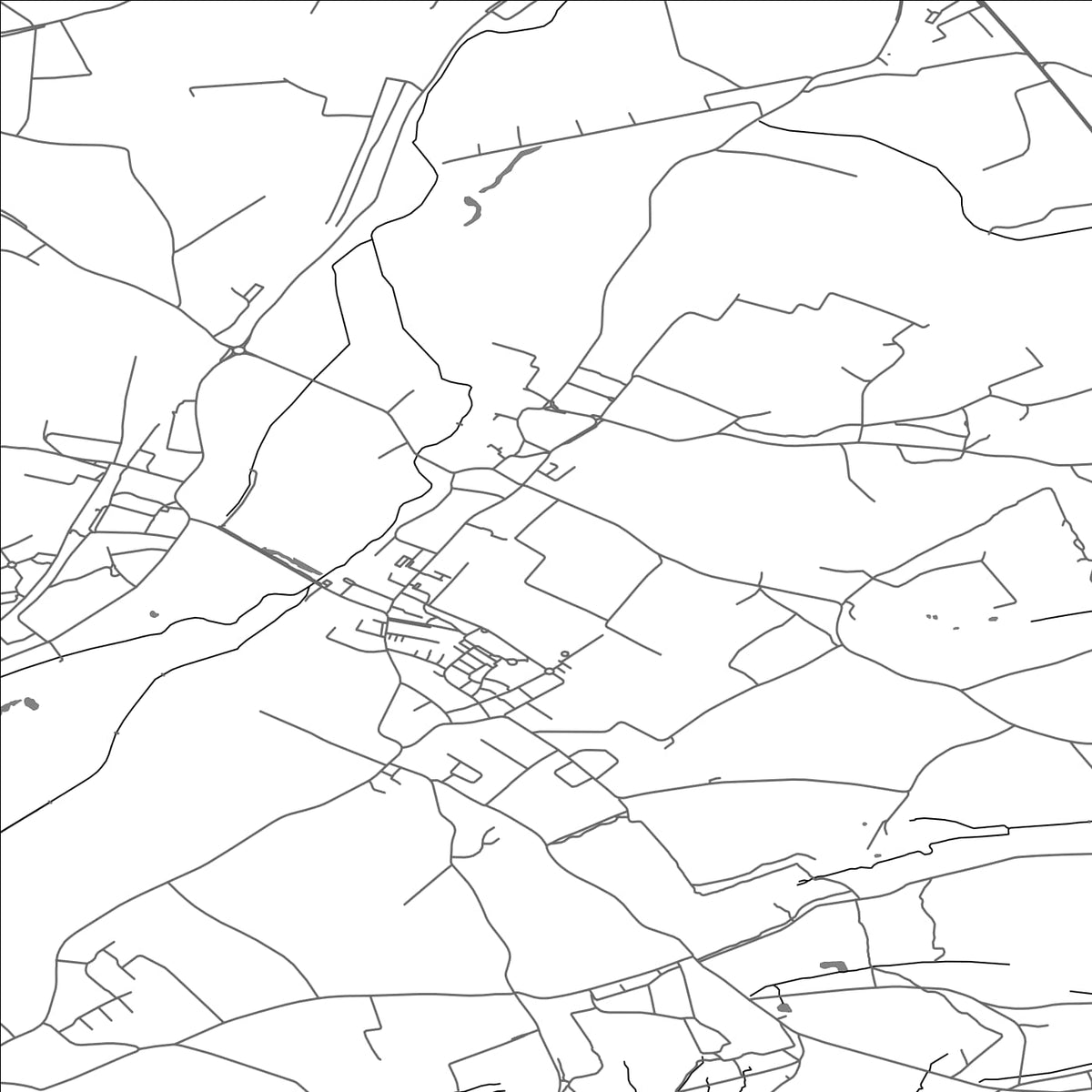 ROAD MAP OF ROESER, LUXEMBOURG BY MAPBAKES