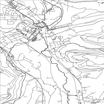 ROAD MAP OF ROLLINGEN, LUXEMBOURG BY MAPBAKES