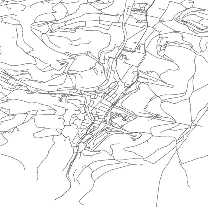 ROAD MAP OF RUMELANGE, LUXEMBOURG BY MAPBAKES