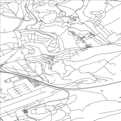 ROAD MAP OF SENNINGEN, LUXEMBOURG BY MAPBAKES