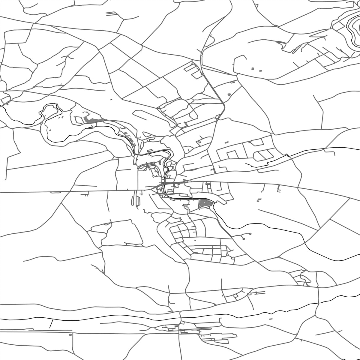 ROAD MAP OF STEINFORT, LUXEMBOURG BY MAPBAKES