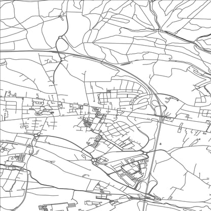 ROAD MAP OF STRASSEN, LUXEMBOURG BY MAPBAKES