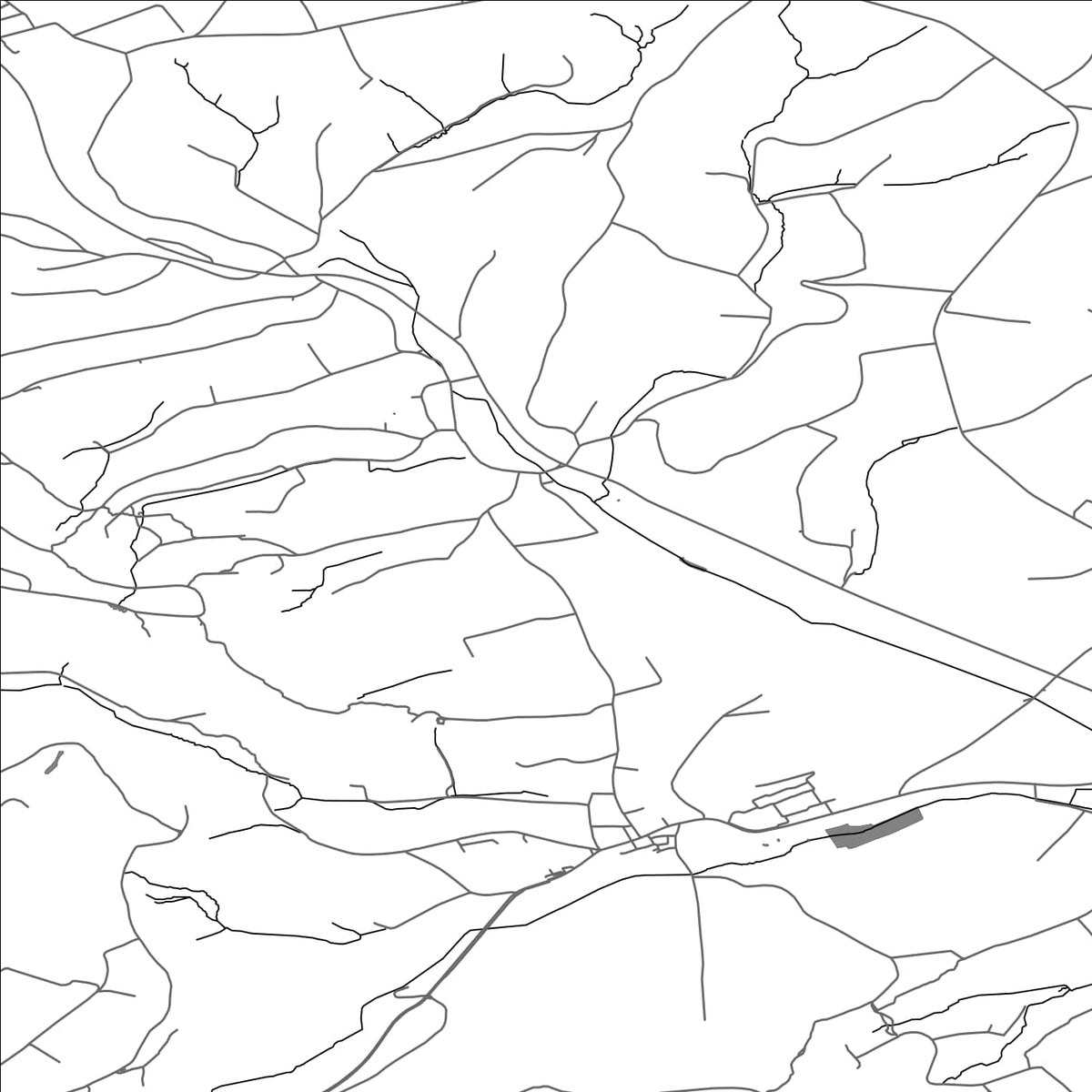ROAD MAP OF TRINTANGE, LUXEMBOURG BY MAPBAKES