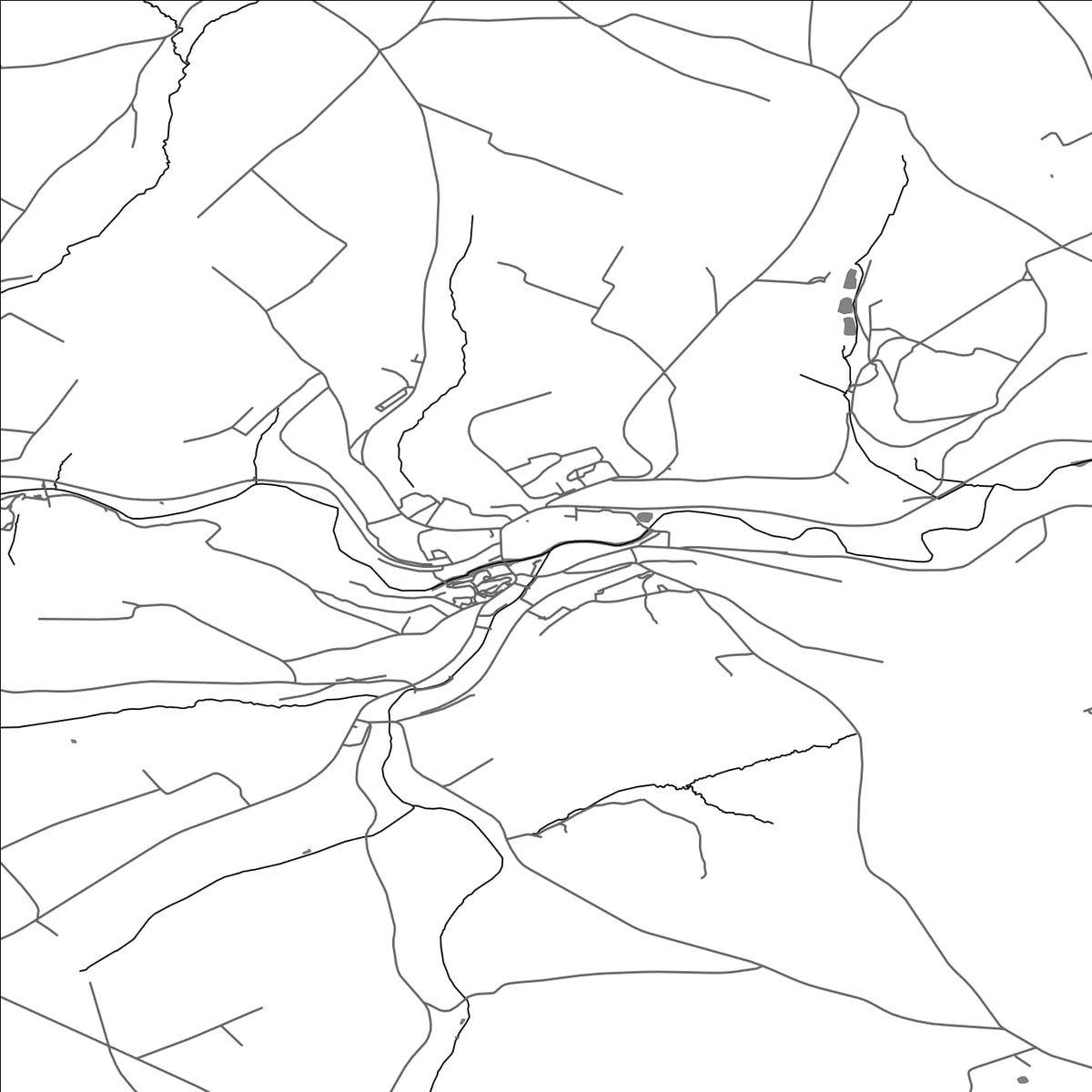 ROAD MAP OF USELDANGE, LUXEMBOURG BY MAPBAKES