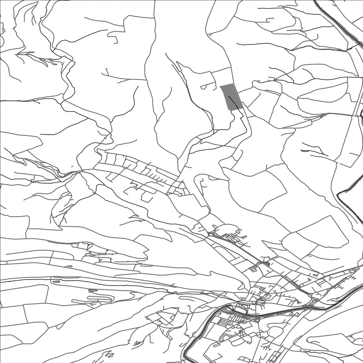 ROAD MAP OF WARKEN, LUXEMBOURG BY MAPBAKES