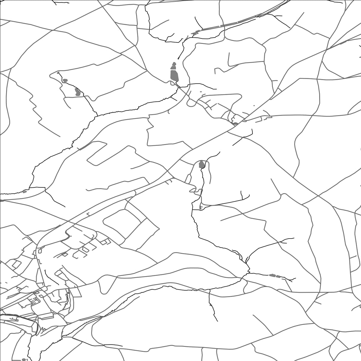 ROAD MAP OF WILWERDANGE, LUXEMBOURG BY MAPBAKES