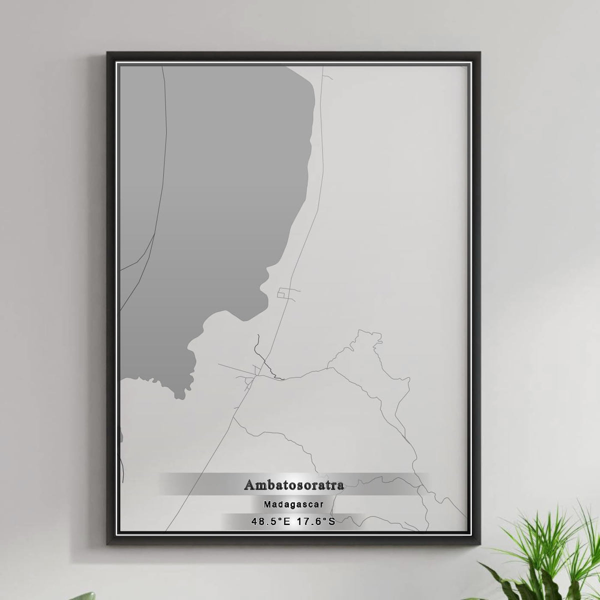 ROAD MAP OF AMBATOSORATRA, MADAGASCAR BY MAPBAKES