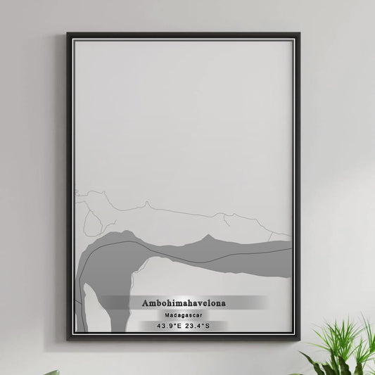 ROAD MAP OF AMBOHIMAHAVELONA, MADAGASCAR BY MAPBAKES