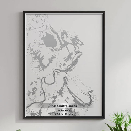 ROAD MAP OF AMBOHITRALANANA, MADAGASCAR BY MAPBAKES