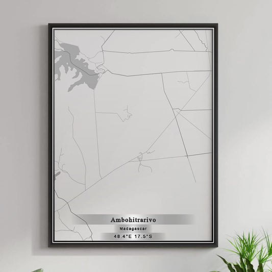 ROAD MAP OF AMBOHITRARIVO, MADAGASCAR BY MAPBAKES