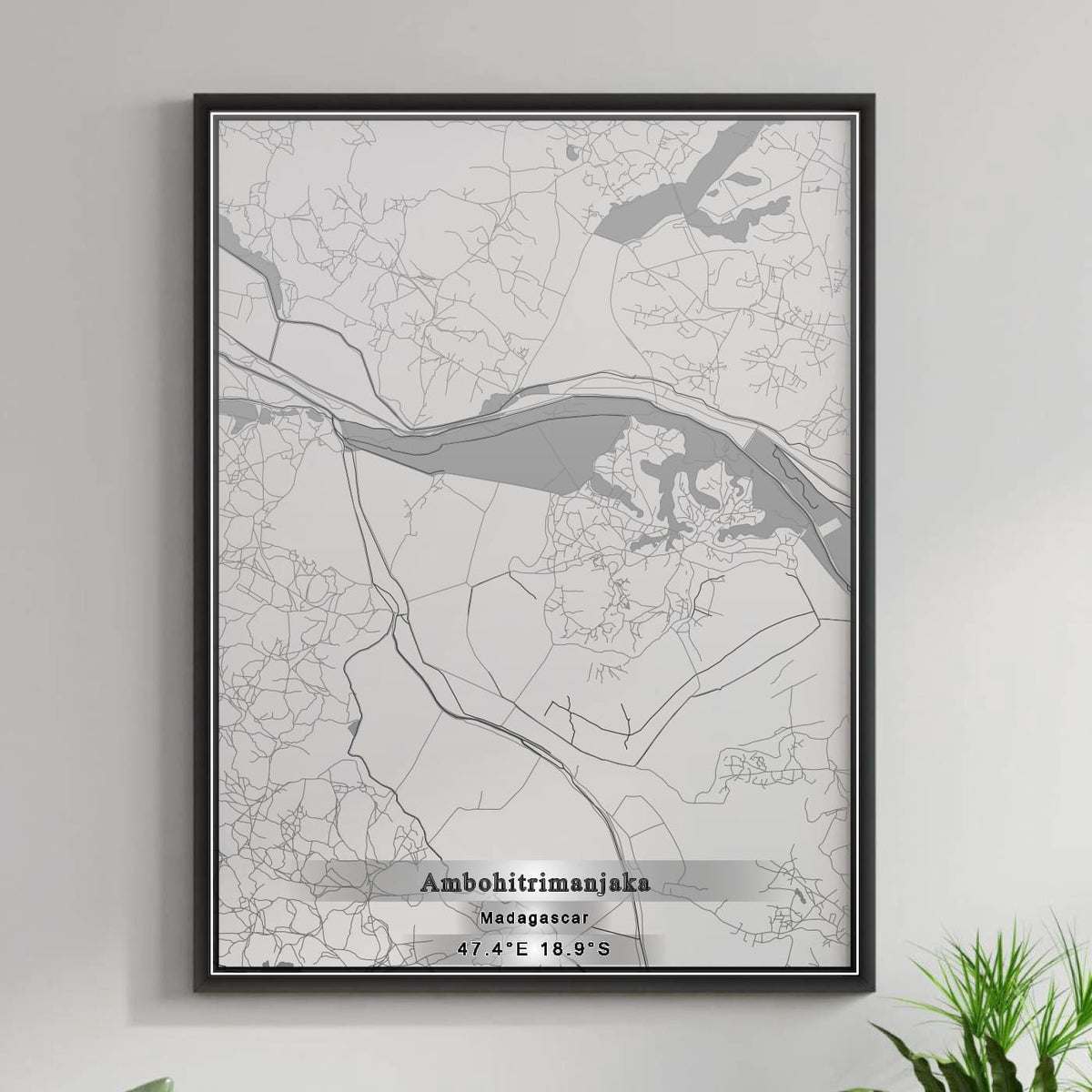 ROAD MAP OF AMBOHITRIMANJAKA, MADAGASCAR BY MAPBAKES