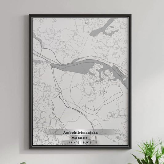 ROAD MAP OF AMBOHITRIMANJAKA, MADAGASCAR BY MAPBAKES