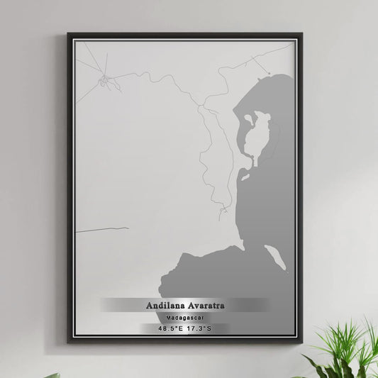 ROAD MAP OF ANDILANA AVARATRA, MADAGASCAR BY MAPBAKES