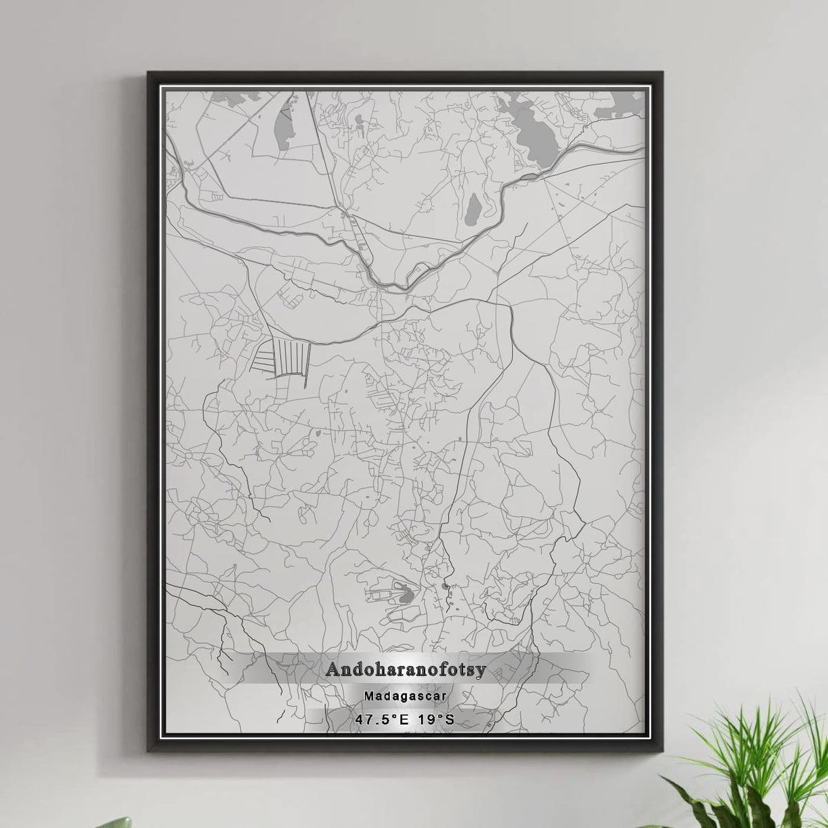ROAD MAP OF ANDOHARANOFOTSY, MADAGASCAR BY MAPBAKES