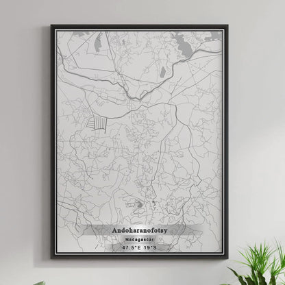 ROAD MAP OF ANDOHARANOFOTSY, MADAGASCAR BY MAPBAKES