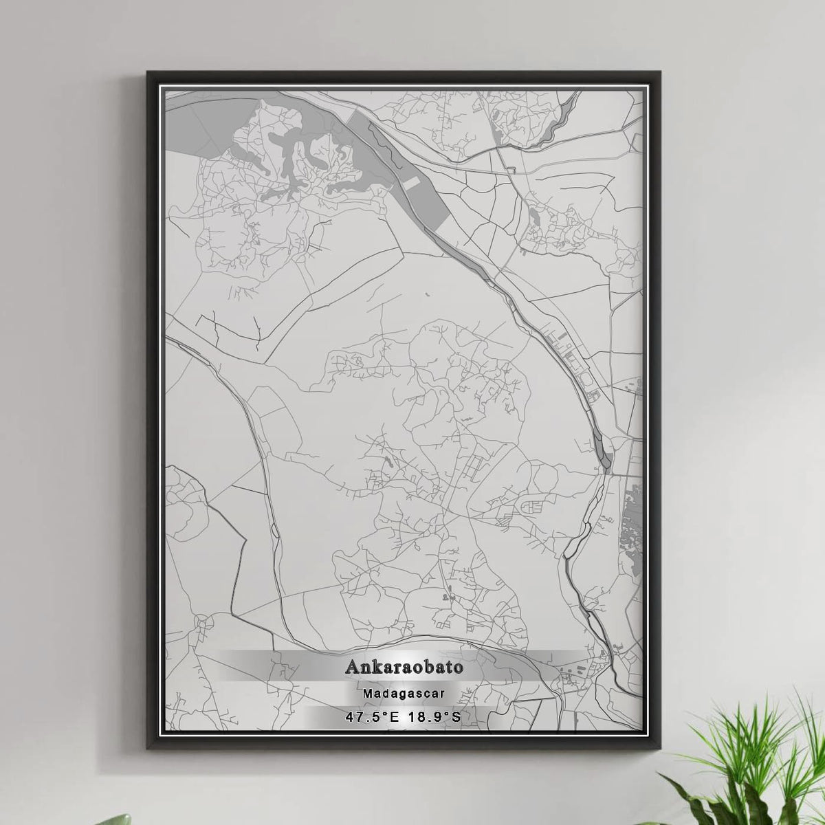 ROAD MAP OF ANKARAOBATO, MADAGASCAR BY MAPBAKES