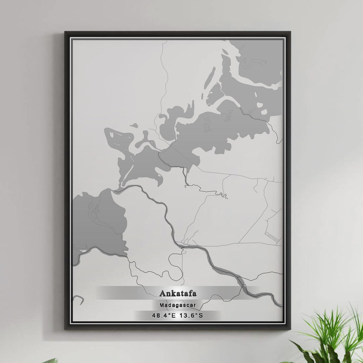 ROAD MAP OF ANKATAFA, MADAGASCAR BY MAPBAKES