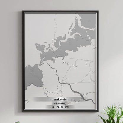 ROAD MAP OF ANKATAFA, MADAGASCAR BY MAPBAKES
