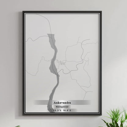 ROAD MAP OF ANKAVANDRA, MADAGASCAR BY MAPBAKES