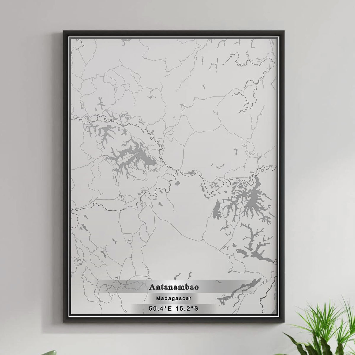 ROAD MAP OF ANTANAMBAO, MADAGASCAR BY MAPBAKES