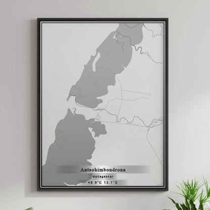 ROAD MAP OF ANTSOHIMBONDRONA, MADAGASCAR BY MAPBAKES