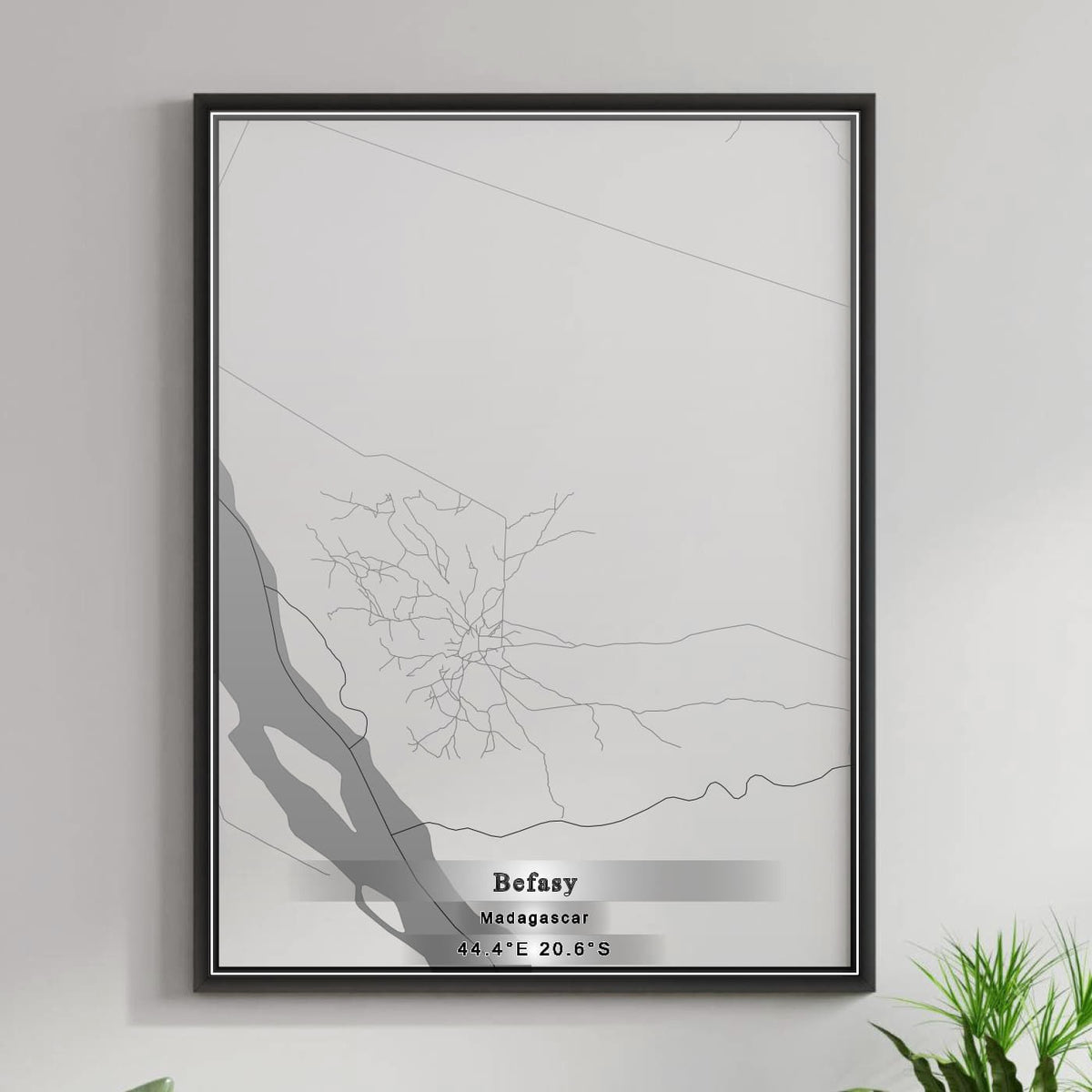 ROAD MAP OF BEFASY, MADAGASCAR BY MAPBAKES