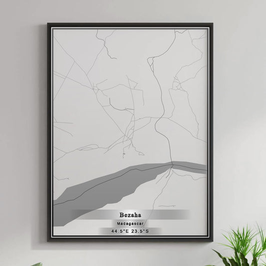 ROAD MAP OF BEZAHA, MADAGASCAR BY MAPBAKES