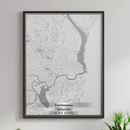 ROAD MAP OF FARAFANGANA, MADAGASCAR BY MAPBAKES