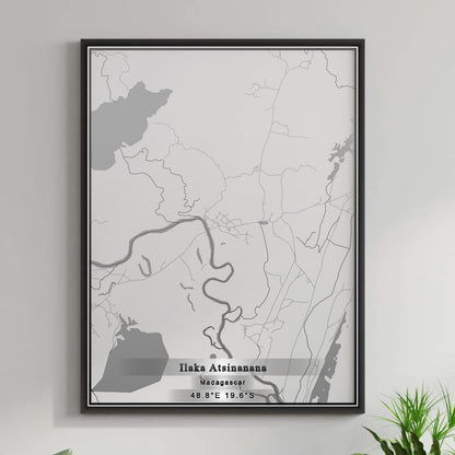 ROAD MAP OF ILAKA ATSINANANA, MADAGASCAR BY MAPBAKES
