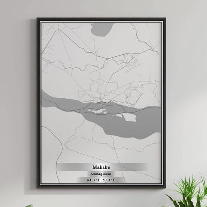 ROAD MAP OF MAHABO, MADAGASCAR BY MAPBAKES