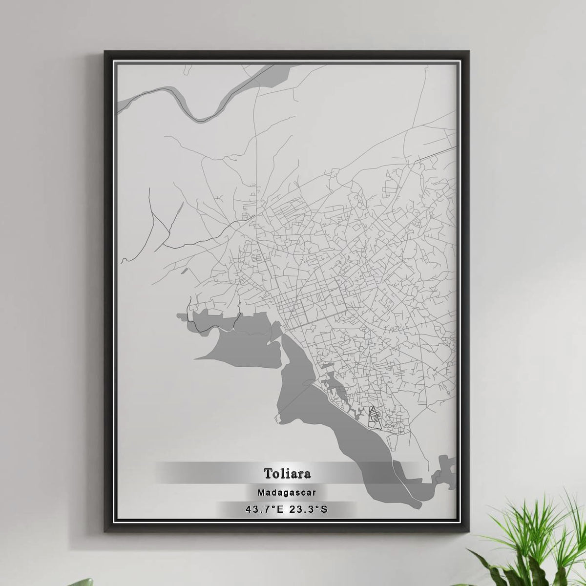 ROAD MAP OF TOLIARA, MADAGASCAR BY MAPBAKES