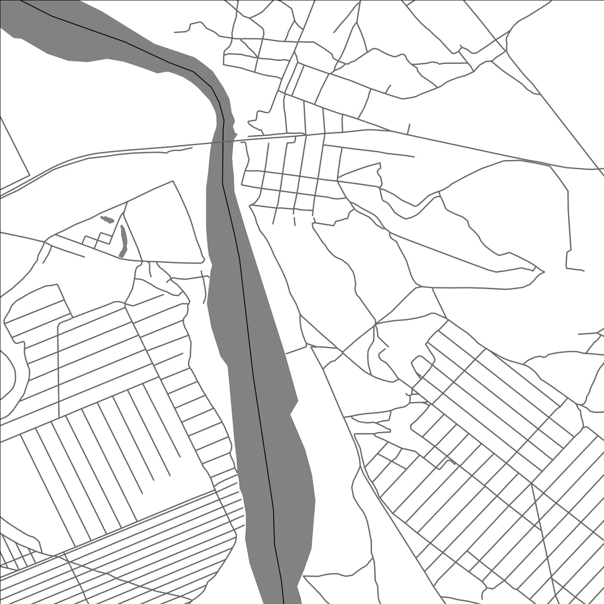 ROAD MAP OF AMBOASARY, MADAGASCAR BY MAPBAKES