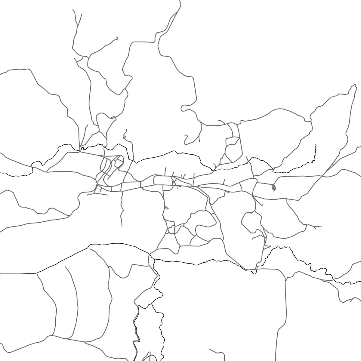 ROAD MAP OF AMBOHIMAHASOA, MADAGASCAR BY MAPBAKES