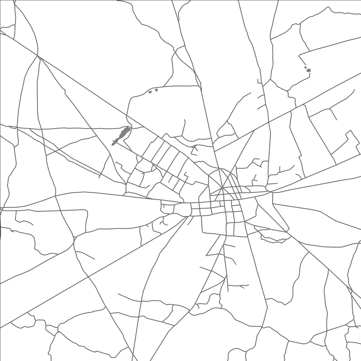 ROAD MAP OF AMBOVOMBE, MADAGASCAR BY MAPBAKES