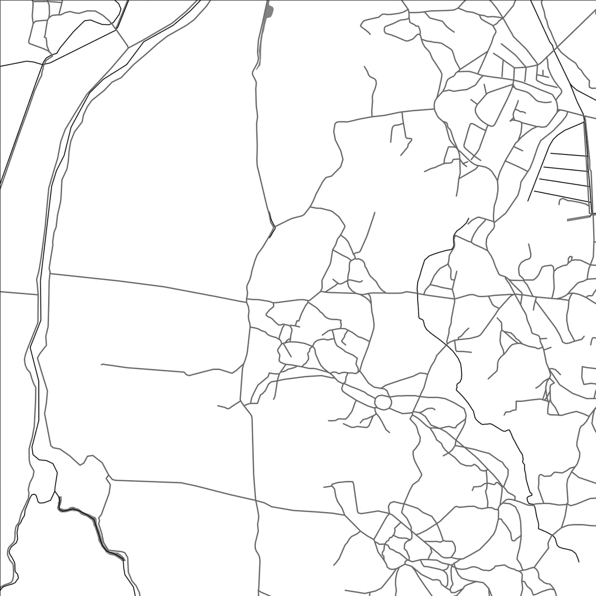 ROAD MAP OF AMPANETY, MADAGASCAR BY MAPBAKES