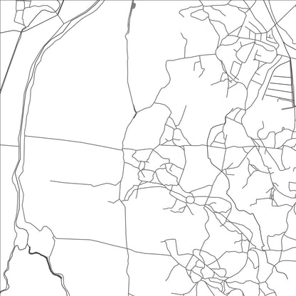 ROAD MAP OF AMPANETY, MADAGASCAR BY MAPBAKES