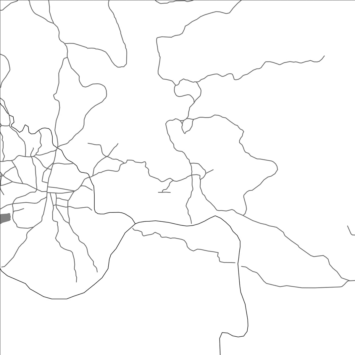 ROAD MAP OF AMPASIMATERA, MADAGASCAR BY MAPBAKES