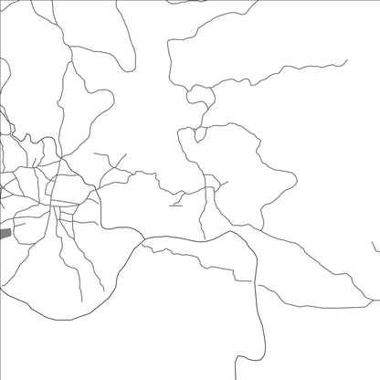 ROAD MAP OF AMPASIMATERA, MADAGASCAR BY MAPBAKES