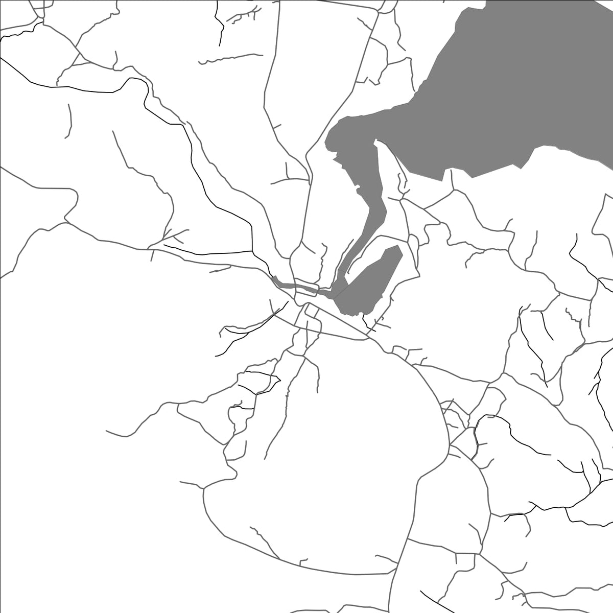 ROAD MAP OF AMPEFY, MADAGASCAR BY MAPBAKES