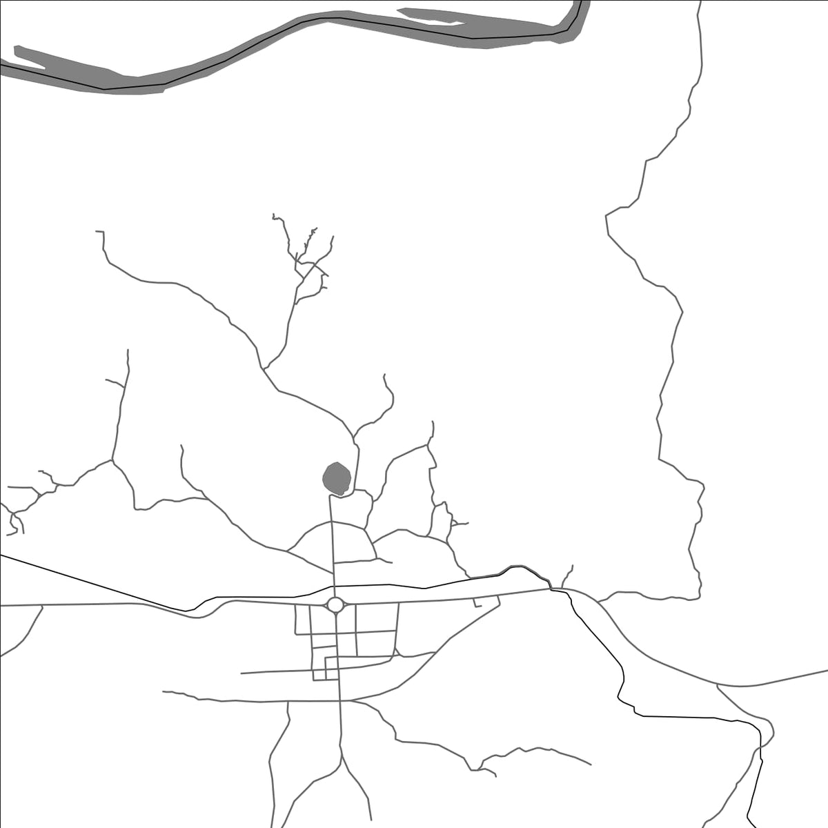 ROAD MAP OF ANKILIZATO, MADAGASCAR BY MAPBAKES