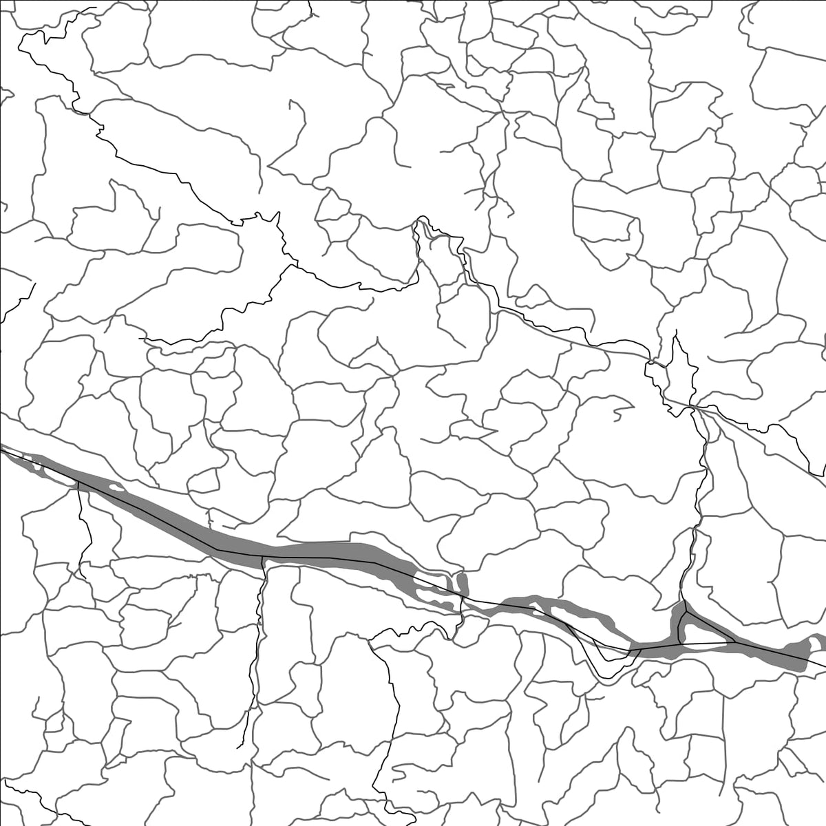 ROAD MAP OF ANTADINGA, MADAGASCAR BY MAPBAKES