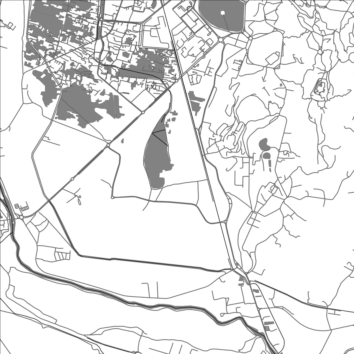 ROAD MAP OF ANTANANARIVO, MADAGASCAR BY MAPBAKES