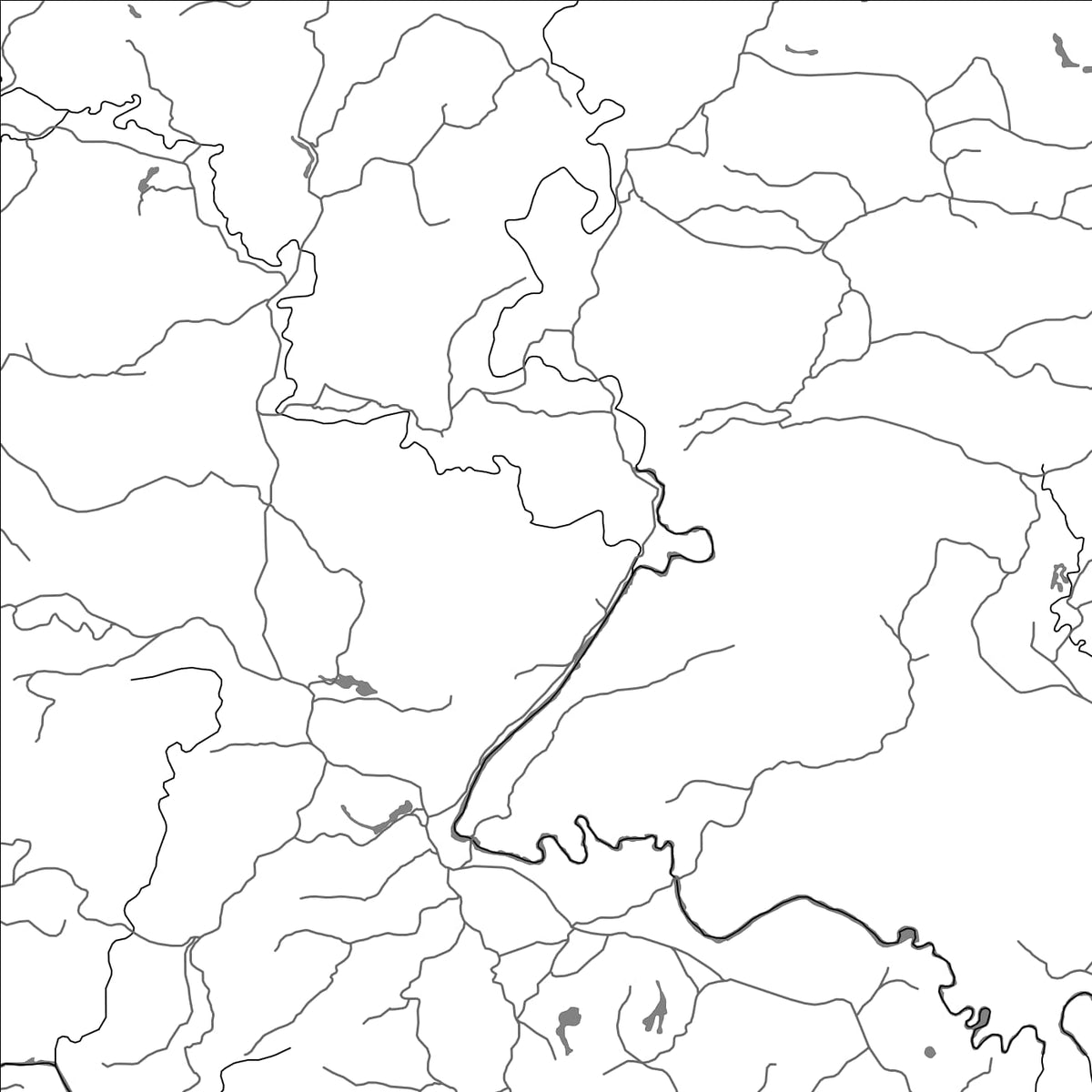 ROAD MAP OF ANTARETRA, MADAGASCAR BY MAPBAKES
