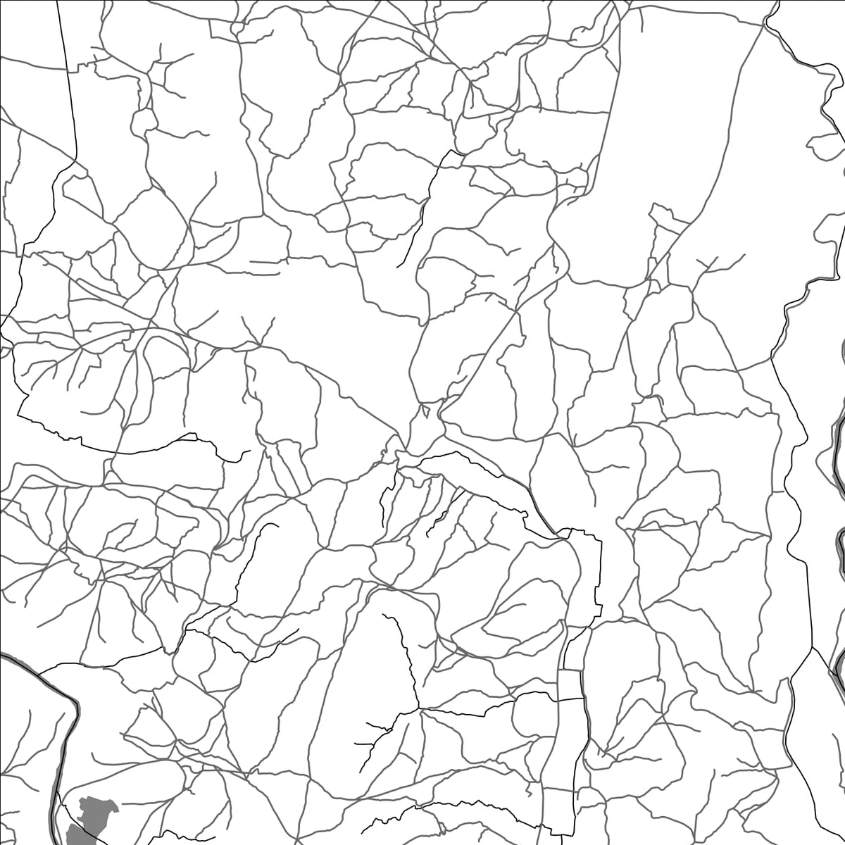 ROAD MAP OF ANTSAHADINTA, MADAGASCAR BY MAPBAKES