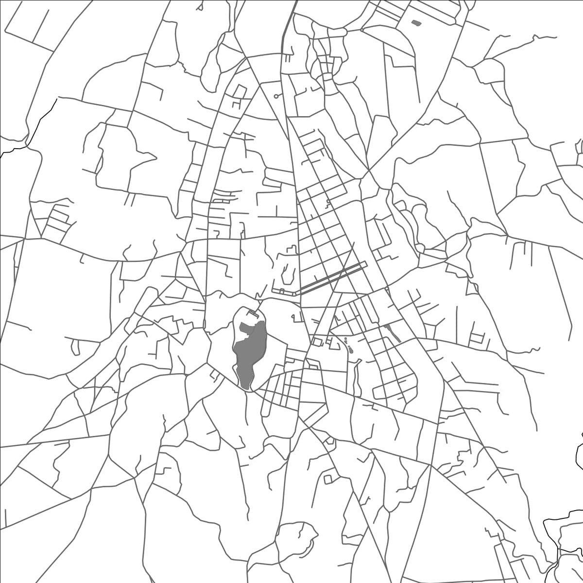 ROAD MAP OF ANTSIRABE, MADAGASCAR BY MAPBAKES