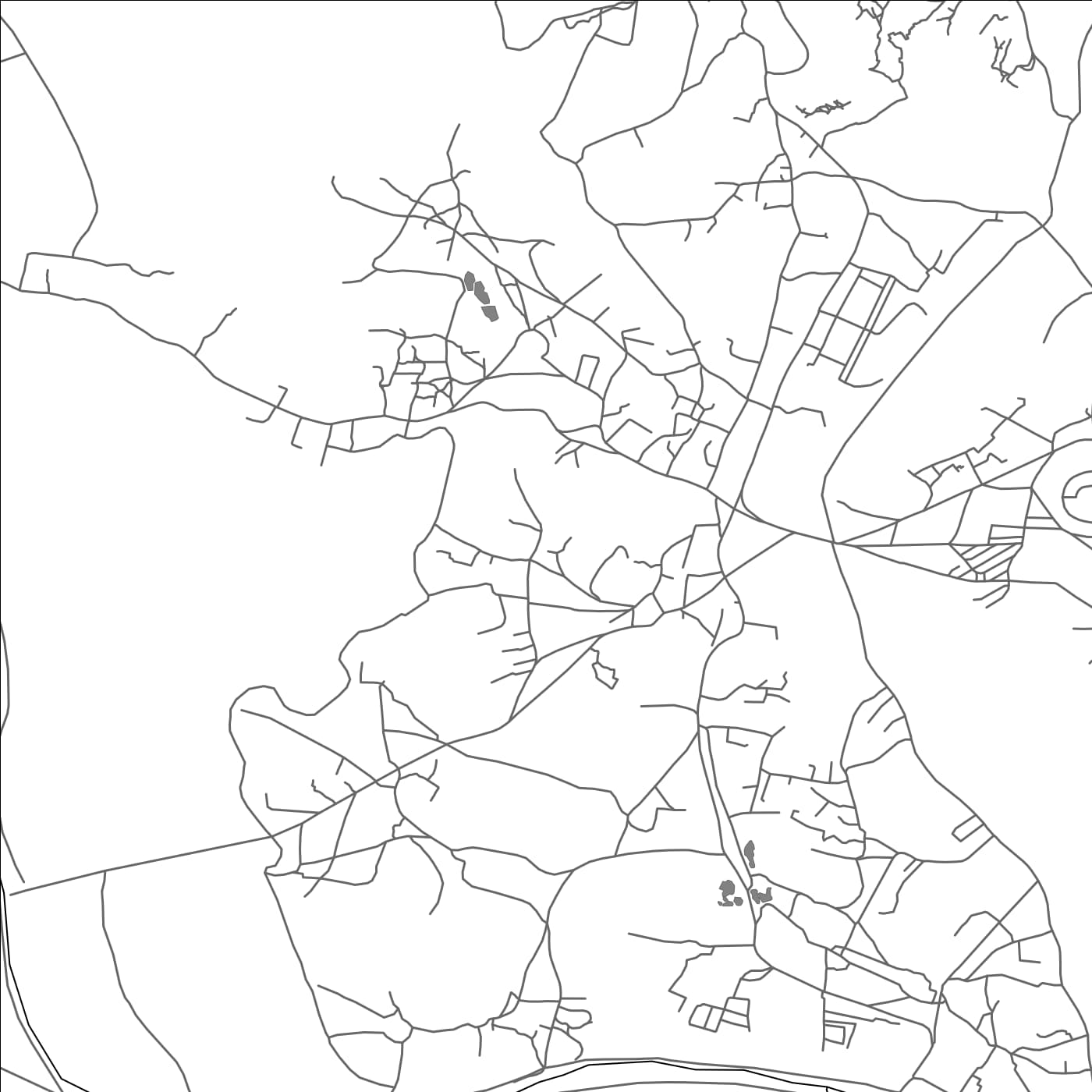 ROAD MAP OF ITAOSY, MADAGASCAR BY MAPBAKES