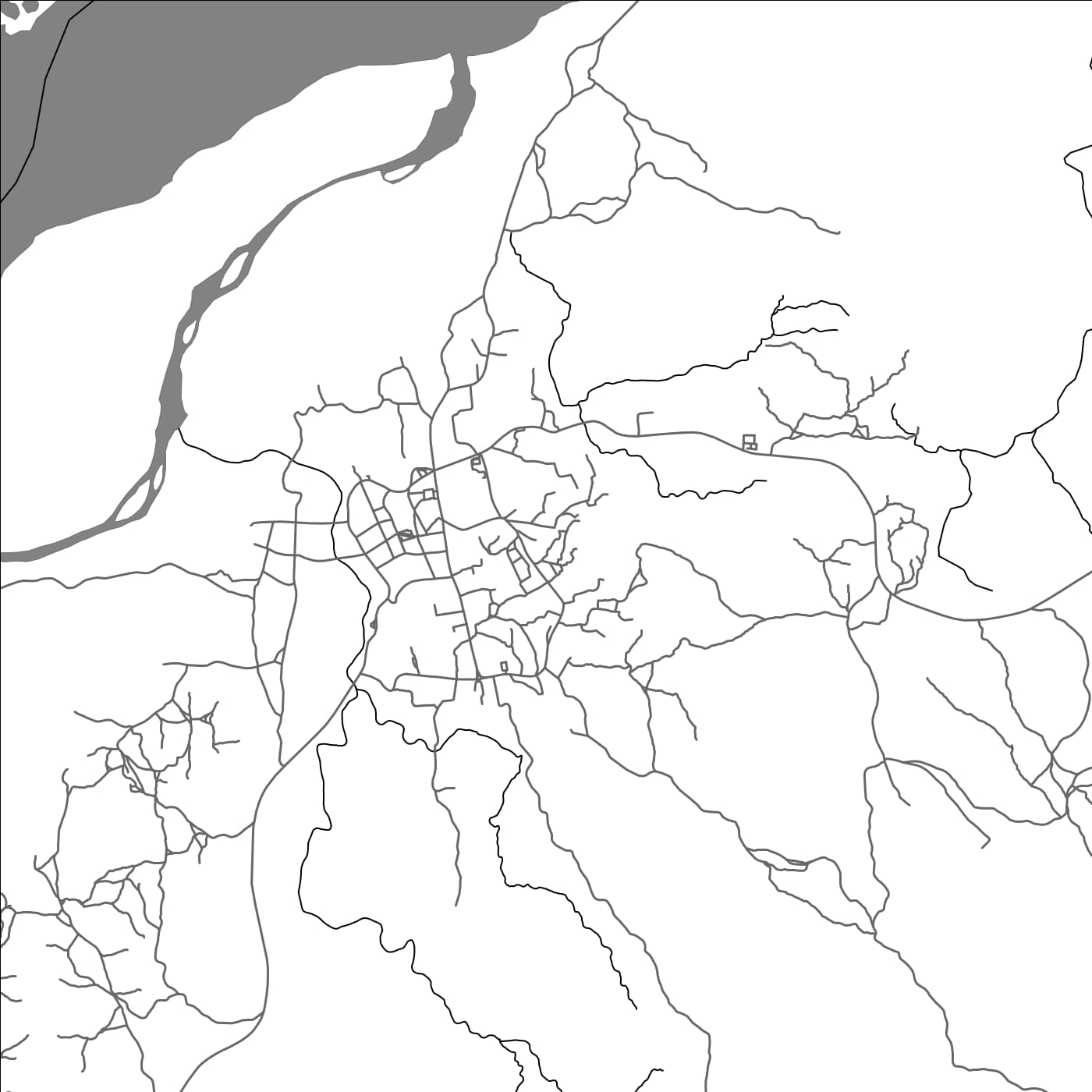 ROAD MAP OF MAEVATANANA, MADAGASCAR BY MAPBAKES