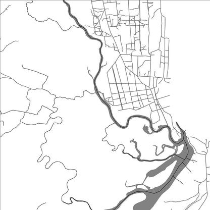 ROAD MAP OF MAHANORO, MADAGASCAR BY MAPBAKES